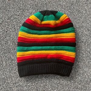 Vintage handmade Rasta beanie, great for winter & autumn
